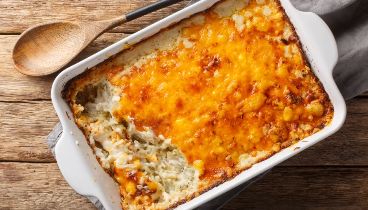 Riz gratiné au four