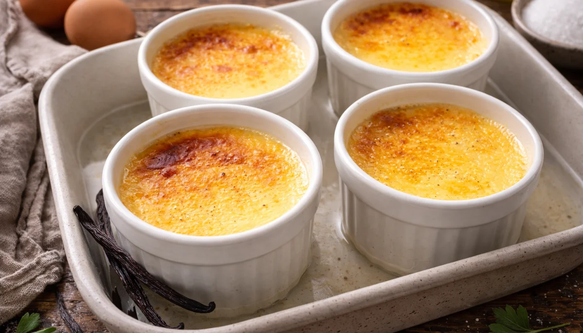 Flan vanille maison sans gluten