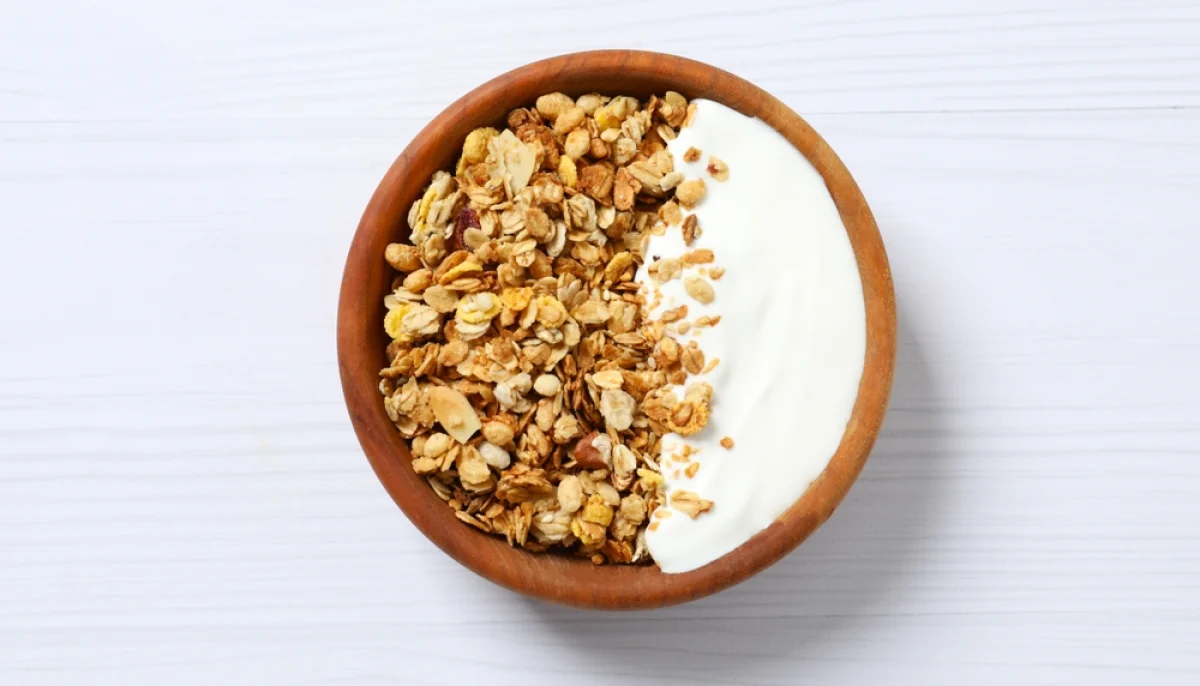 Granola maison ig bas croustillant aux amandes