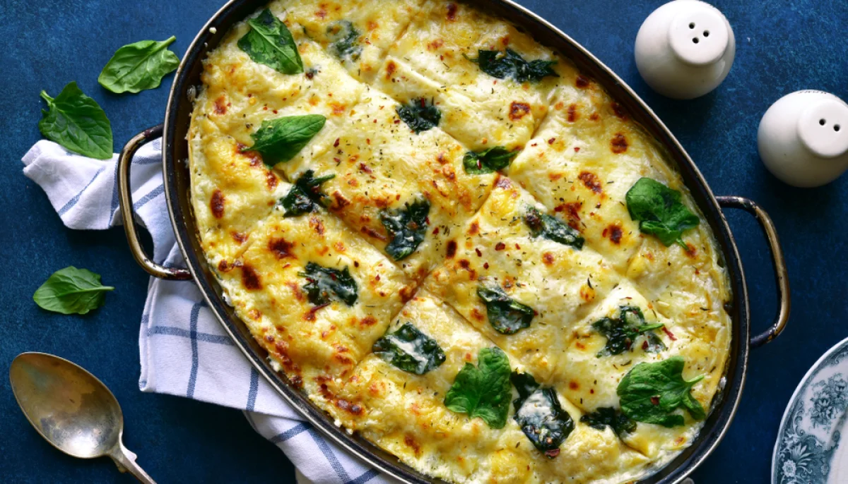 Lasagnes poulet épinards familiales