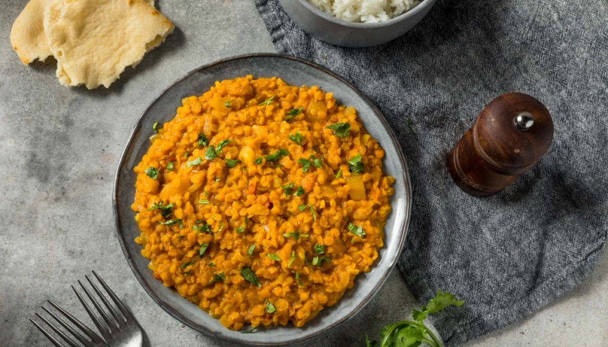 Lentilles façon dhal doux