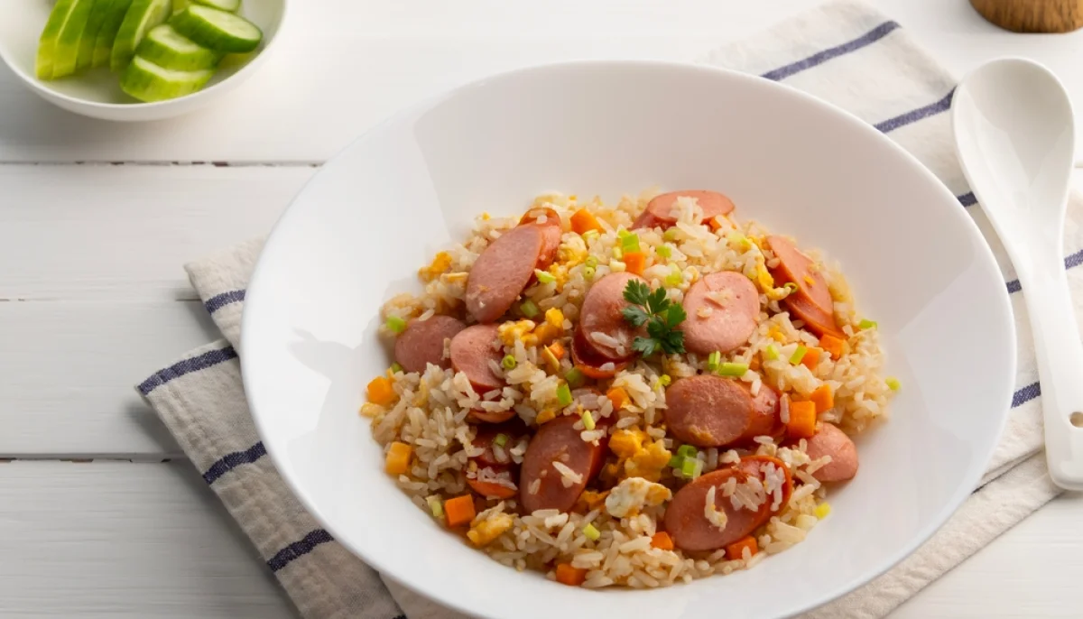 Riz saucisse one pot ultra simple