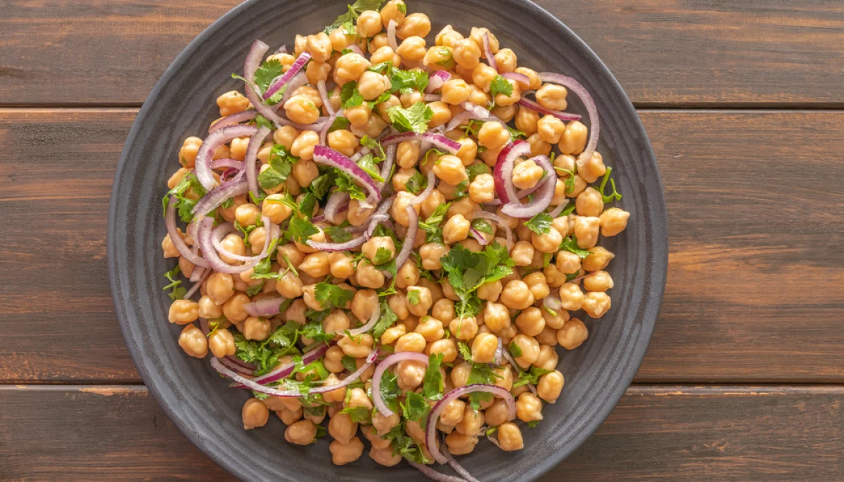 Salade de pois chiches au cumin
