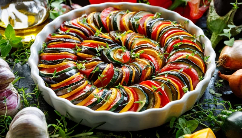 Tian de légumes économique au four