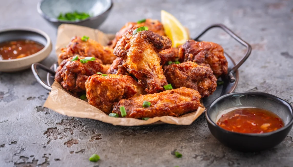 Ailes de poulet rôties paprika citron