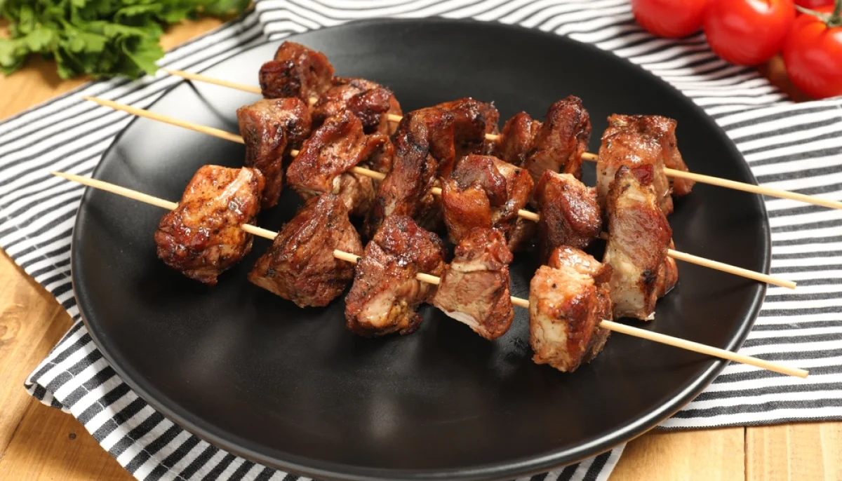 Brochettes de bœuf marinées barbecue