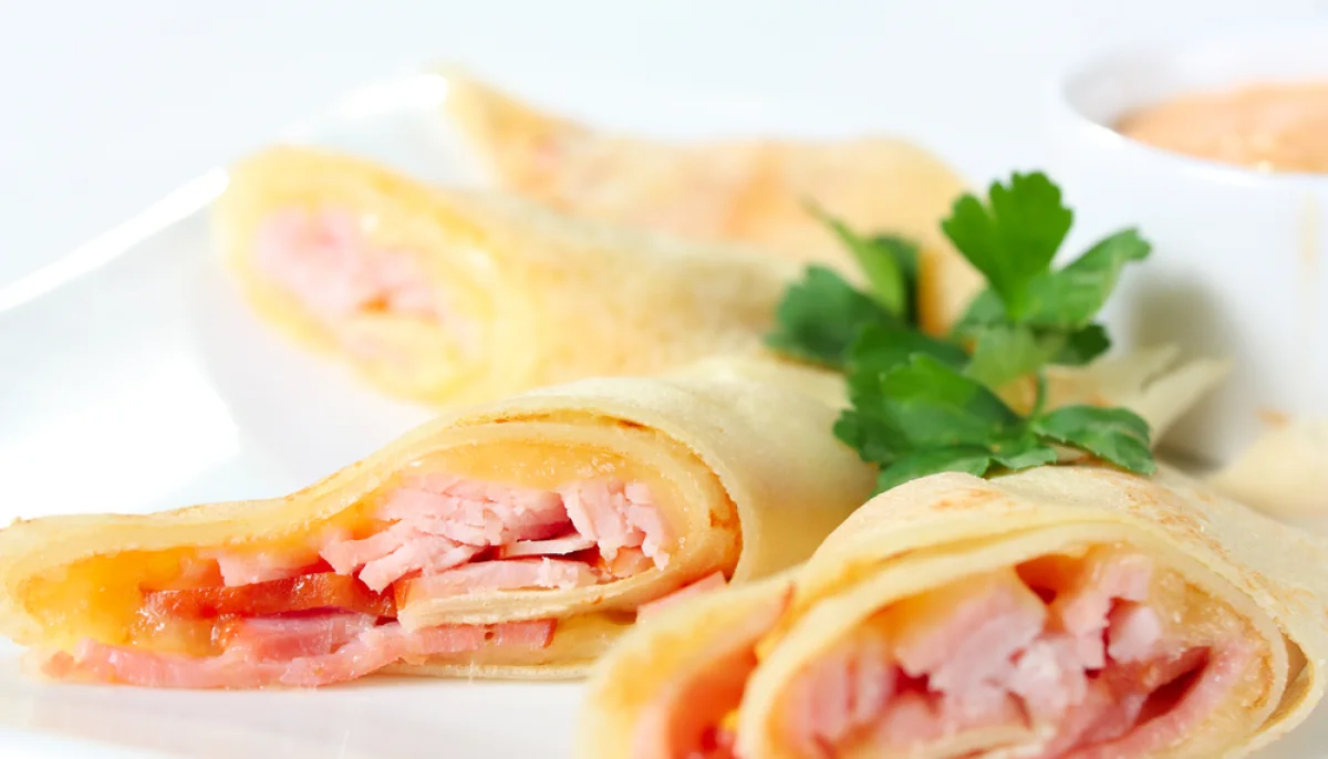 Crêpes salées jambon fromage