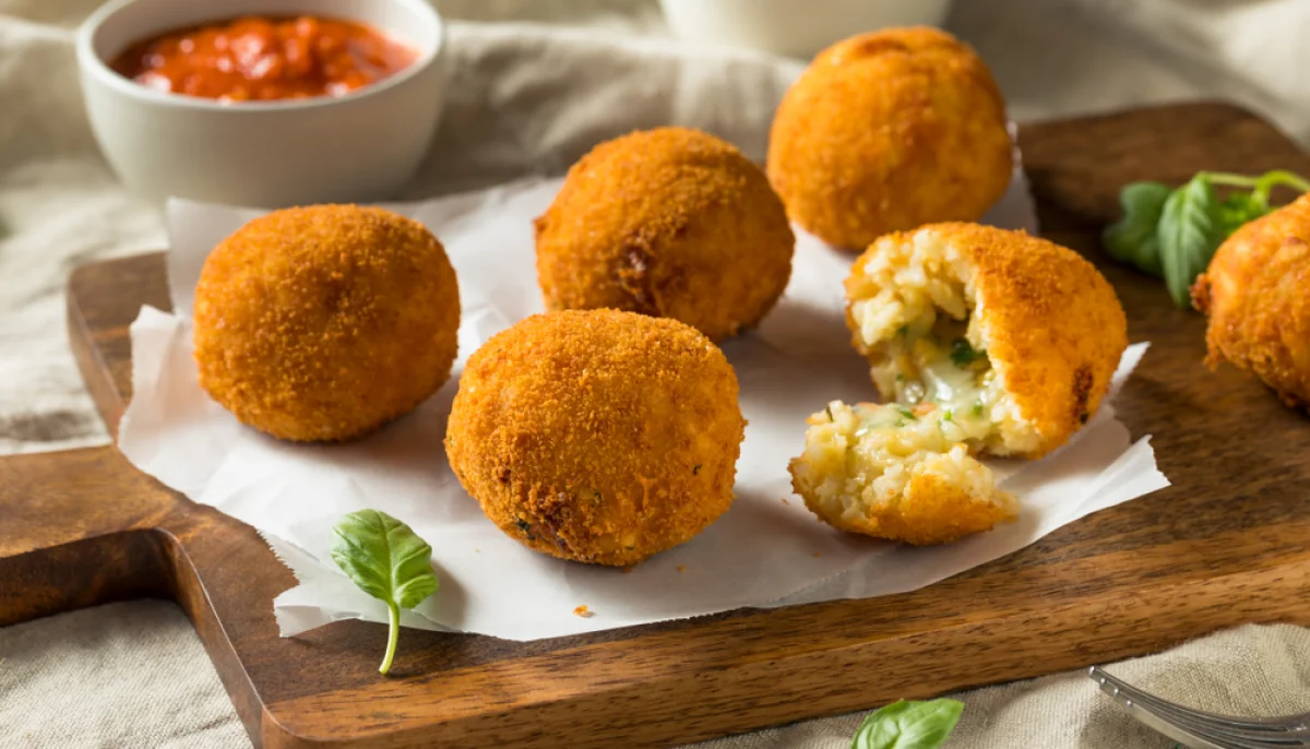 Croquettes de riz au fromage
