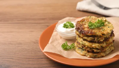 Galettes de courgettes au four croustillantes