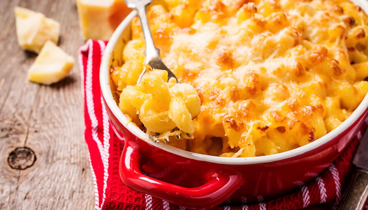 Gratin de pâtes au fromage (familial)