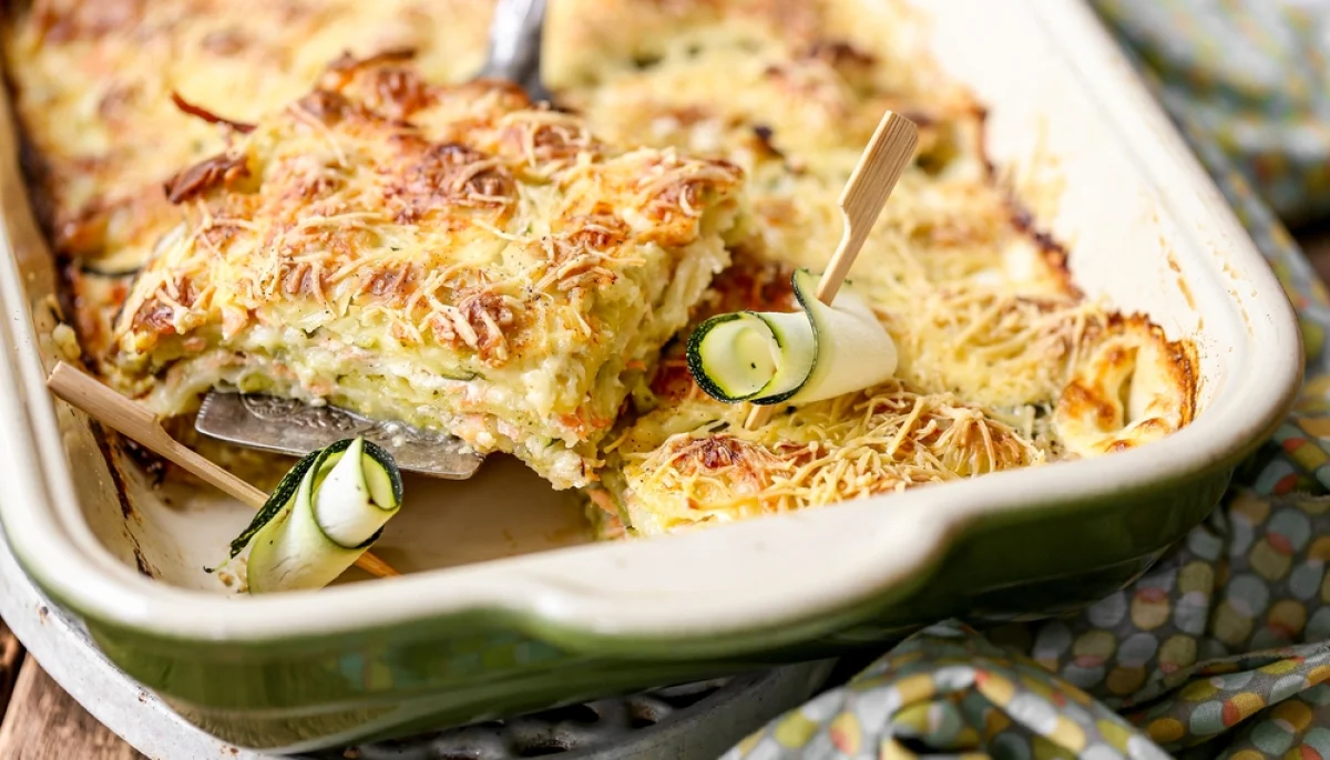 Gratin de ravioles aux légumes d’été