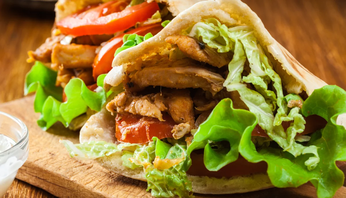 Kebab poulet maison sauce blanche
