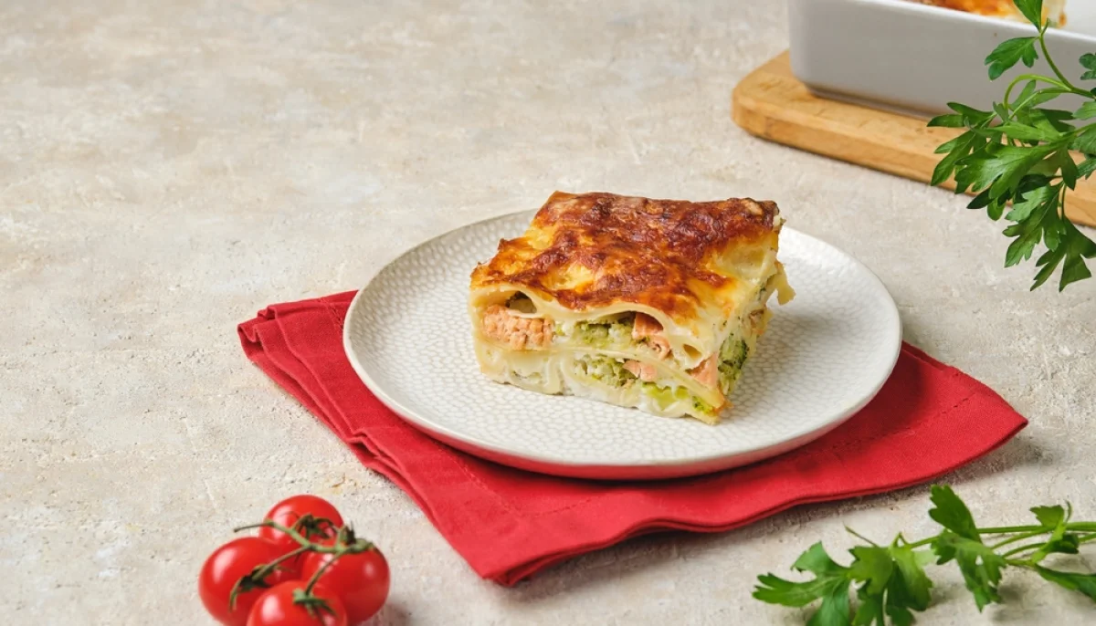 Lasagnes courgette saumon