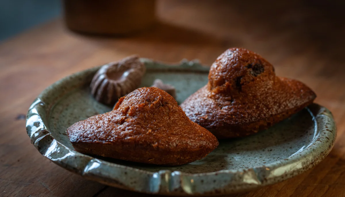 Madeleines au chocolat