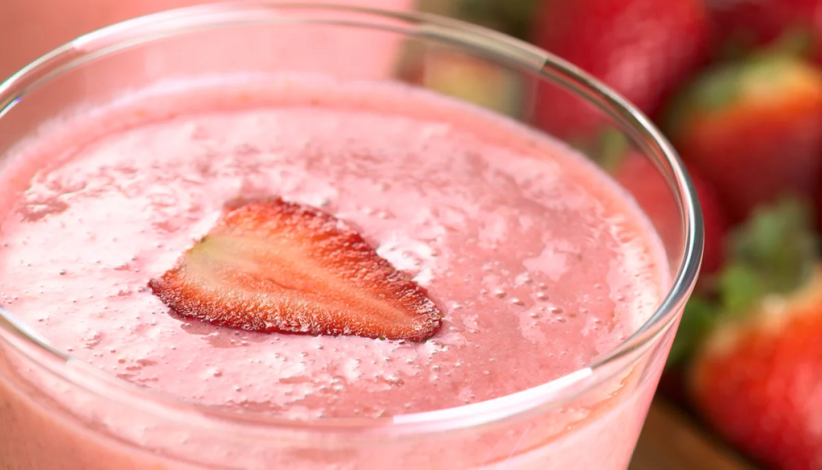 Milkshake fraise vanille