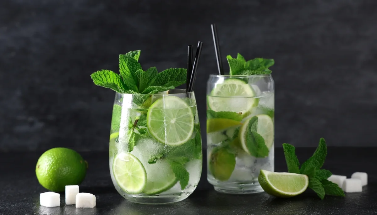 Mojito sans alcool citron menthe maison