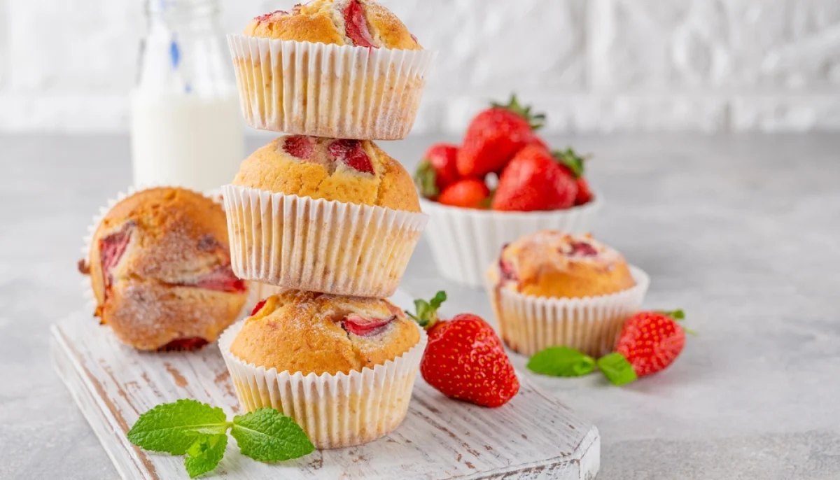 Muffins fraise maison