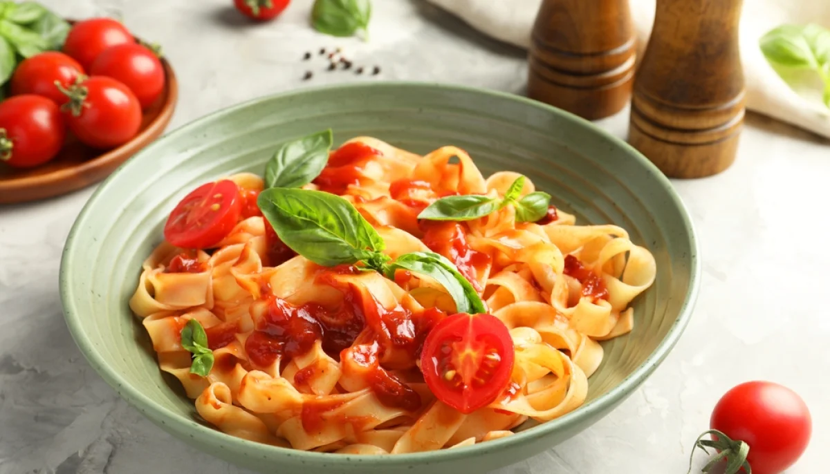 Pâtes tomate basilic