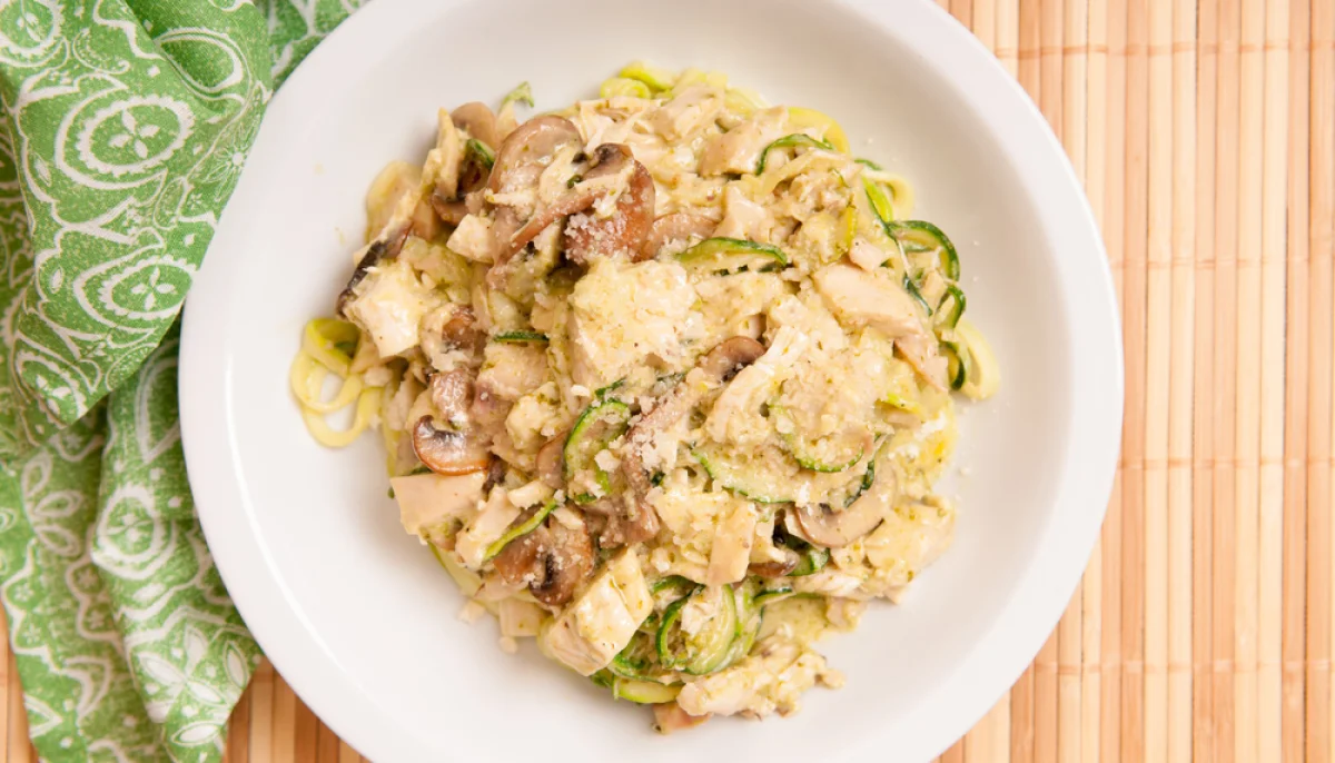 Poêlée poulet courgettes