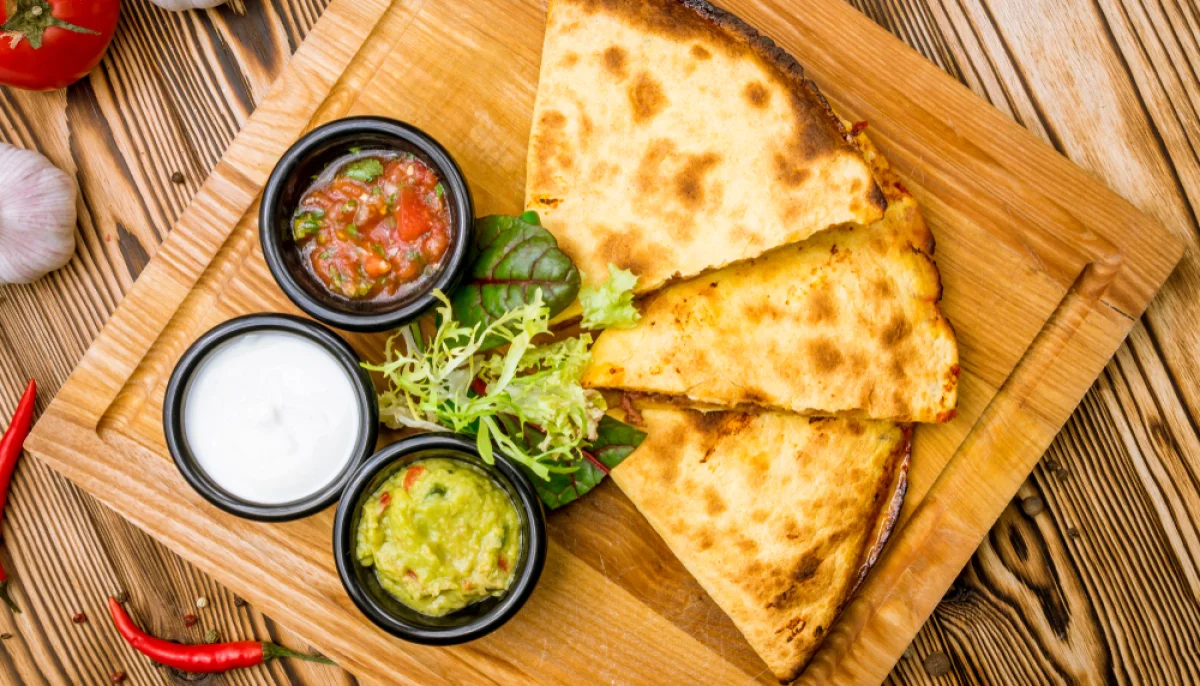 Quesadillas au fromage à partager pour l'apéro