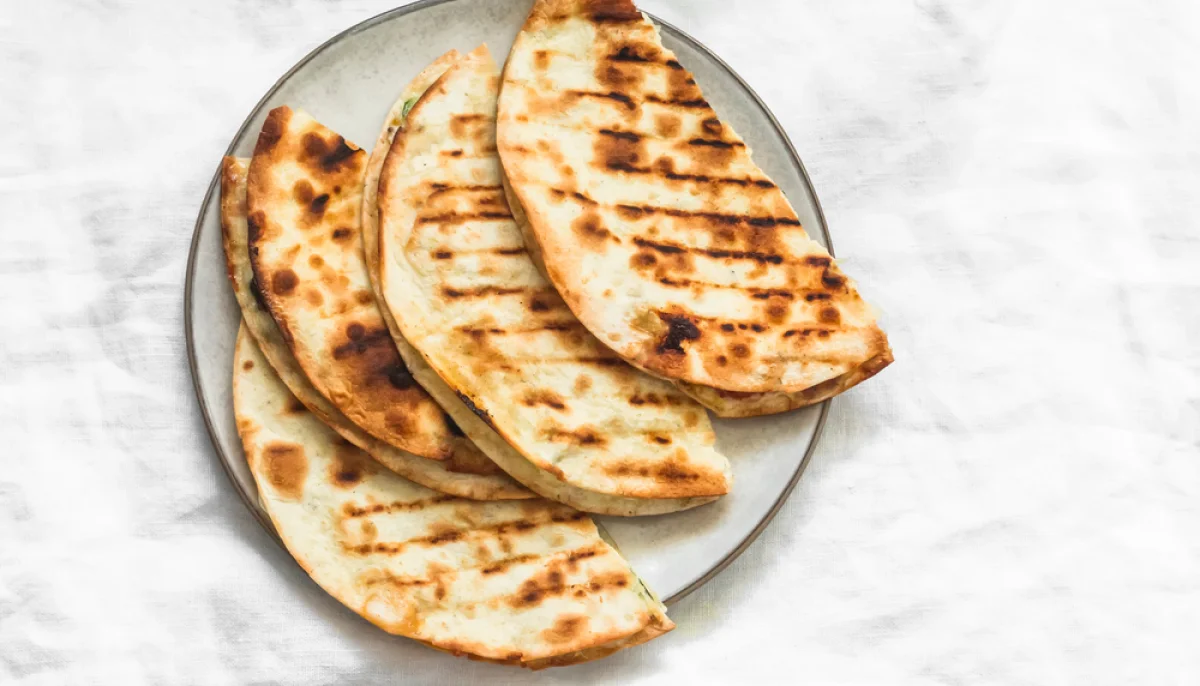 Quesadillas thon maïs fromage