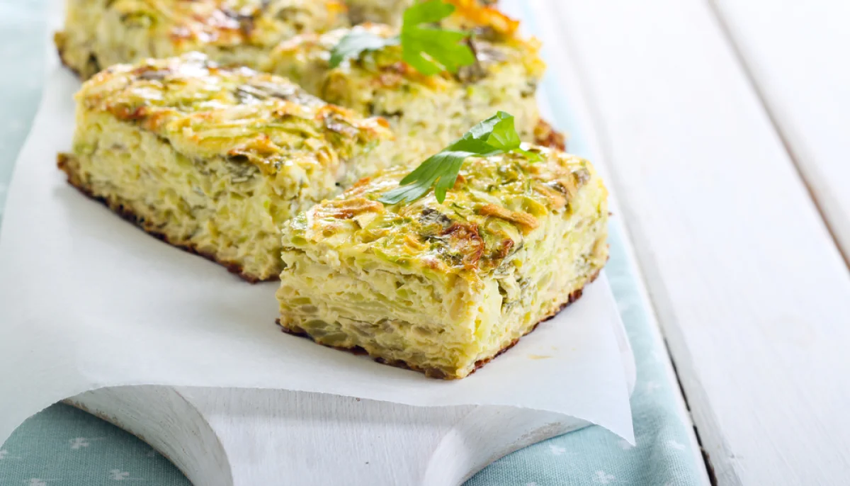 Quiche sans pâte courgette fromage