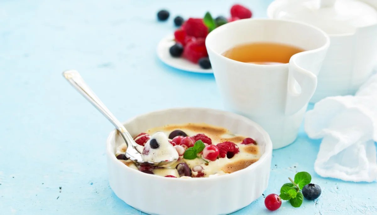 sabayon aux fruits rouges ( recette italienne)