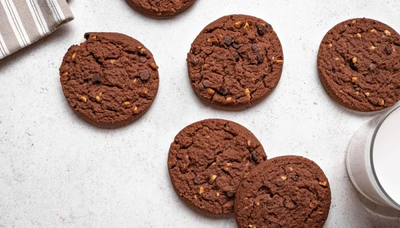 Sablés cacao noisette