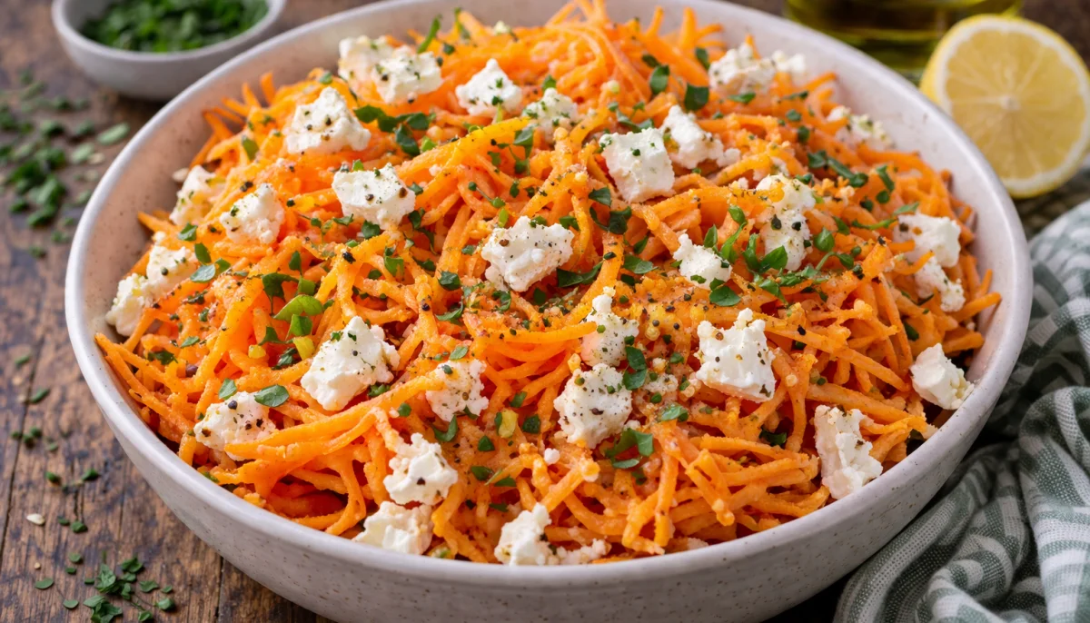 Salade de carottes et feta