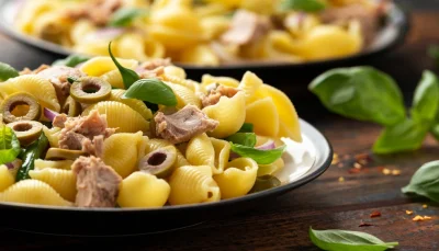 Salade de farfalles tièdes