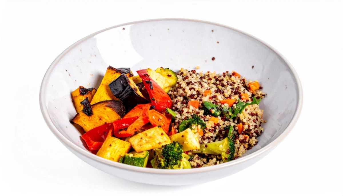 Salade de quinoa aux légumes grillés et citron