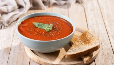 soupe de poivrons rouges