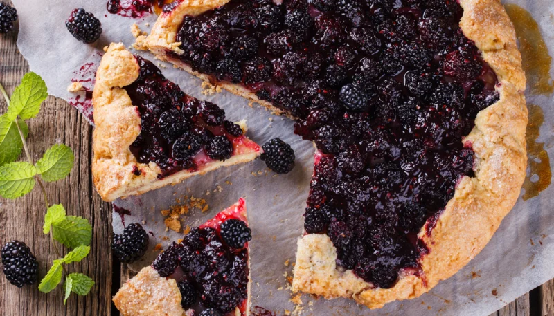 Tarte aux mûres toute simple