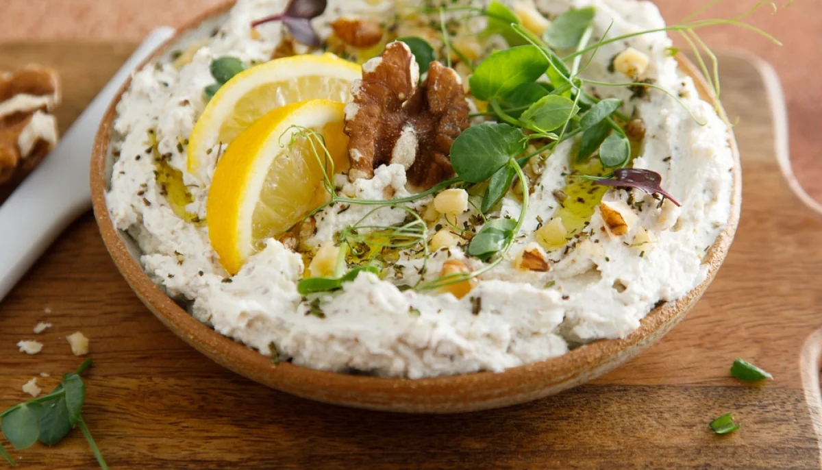 Tartinade feta citron et herbes