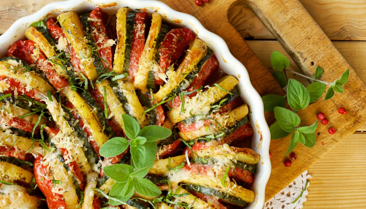 Tian de tomates et courgettes au four