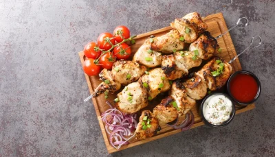 Brochettes de poulet paprika barbecue