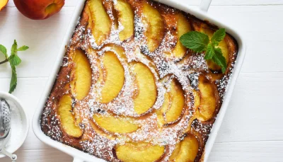 Clafoutis aux brugnons