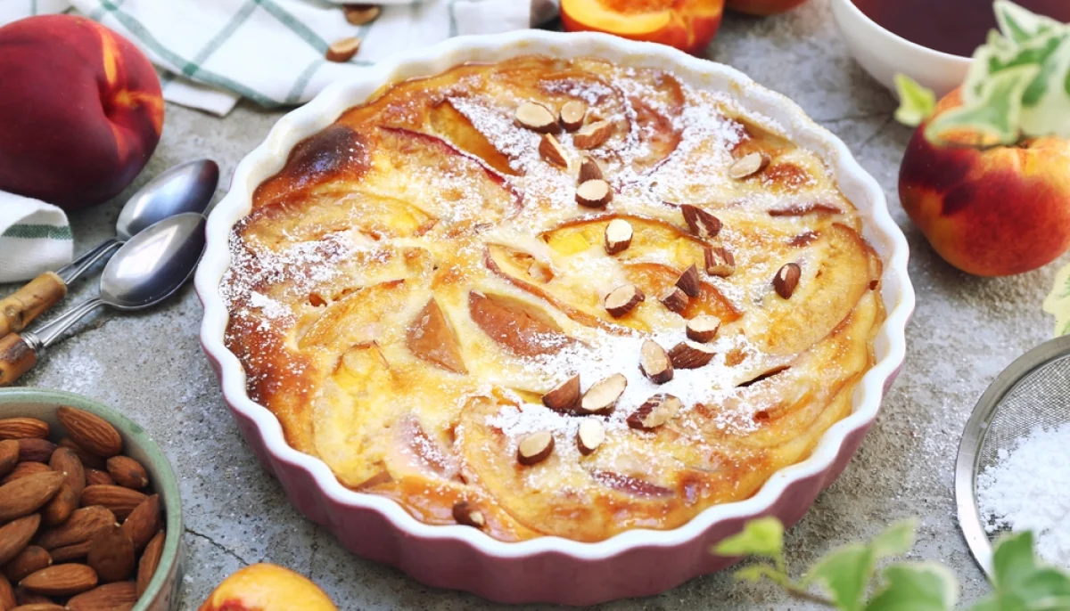 Clafoutis nectarines vanille