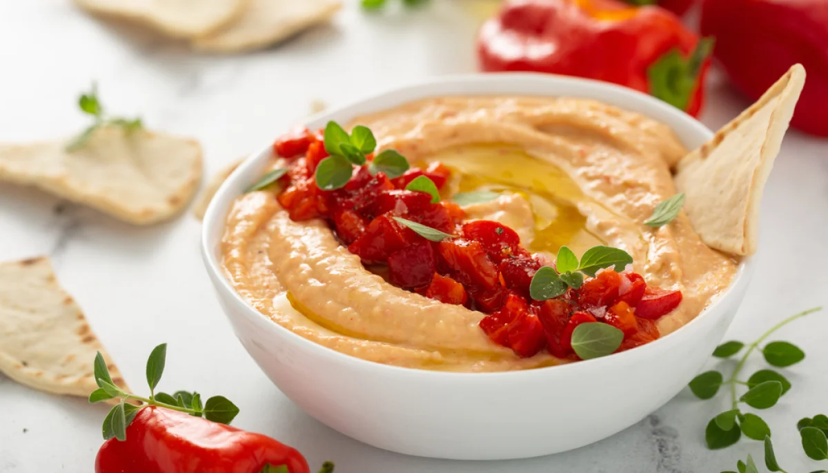 Dip poivron ricotta paprika
