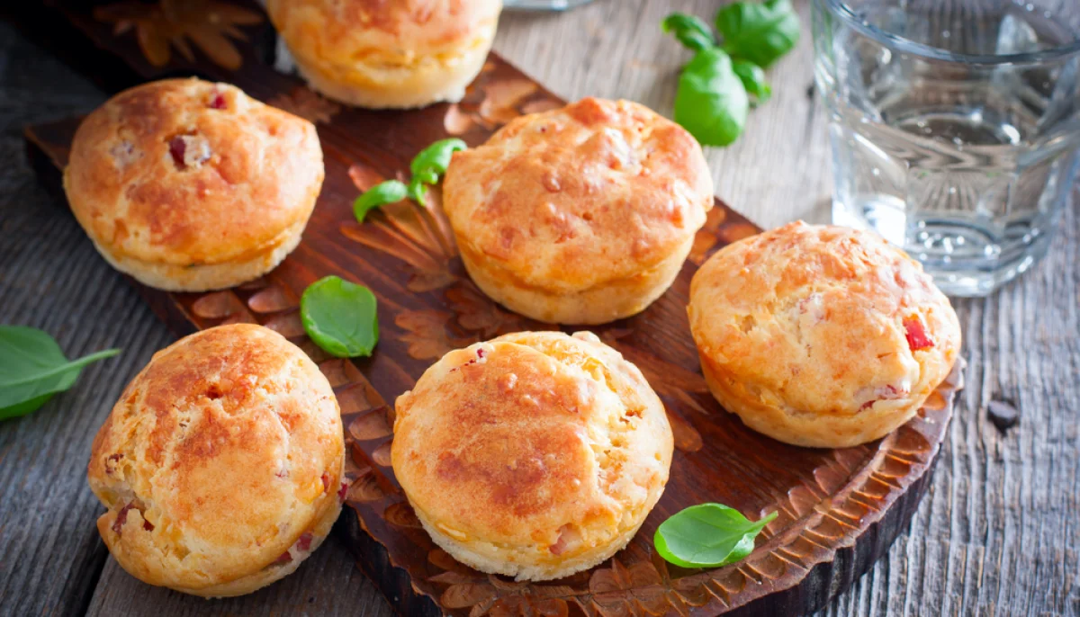 Mini cakes apéro poivron chorizo