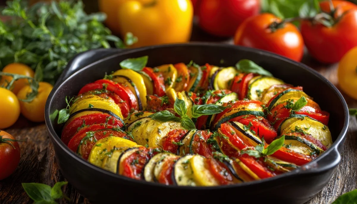 Ratatouille au four façon tian