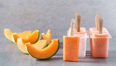Sorbet melon pastèque maison
