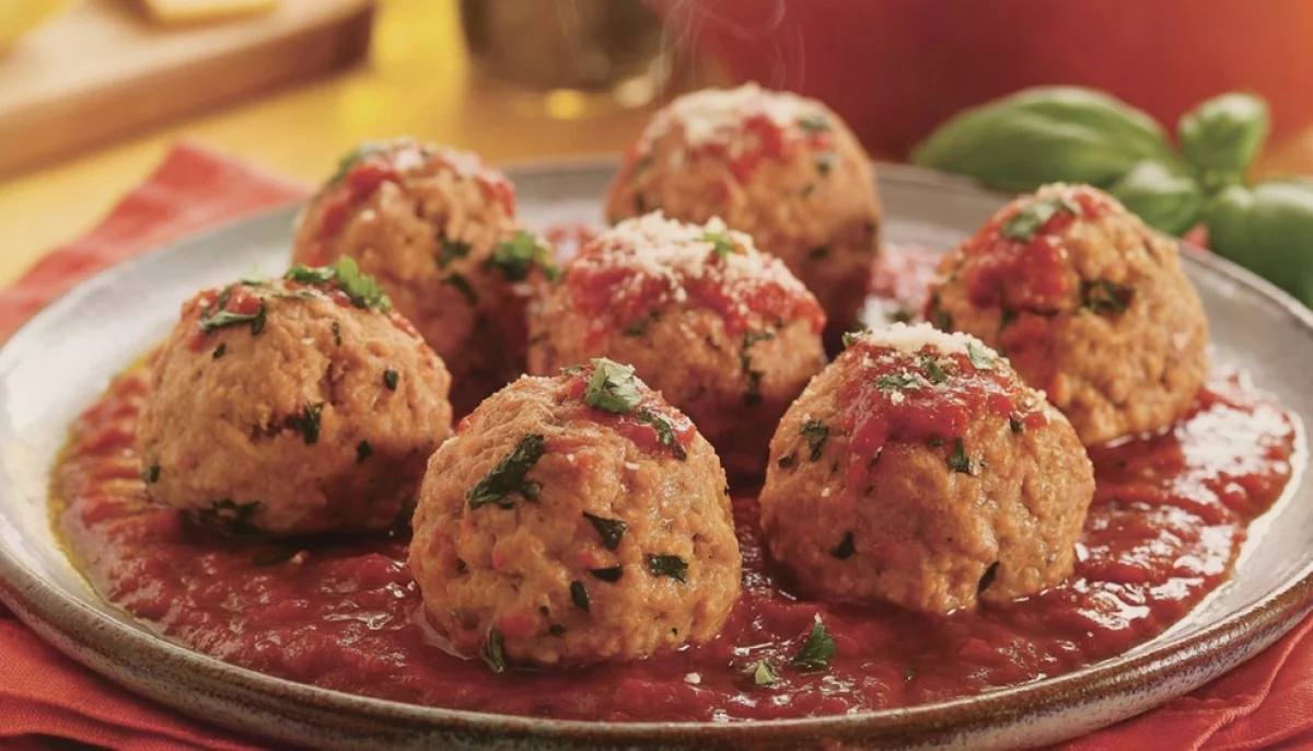 Boulettes de dinde à la tomate et basilic