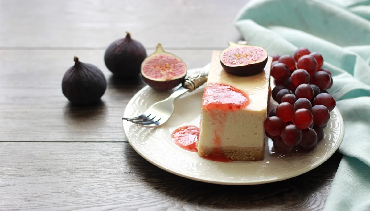 Cheesecake léger aux figues
