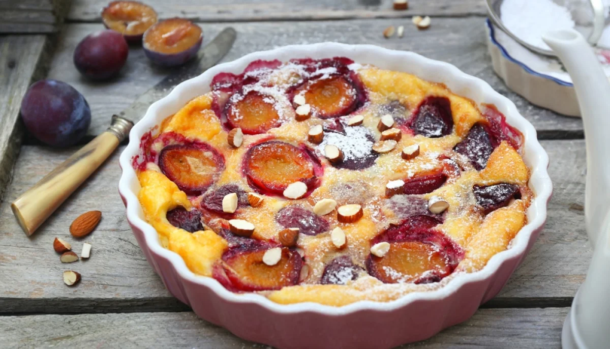Clafoutis aux prunes