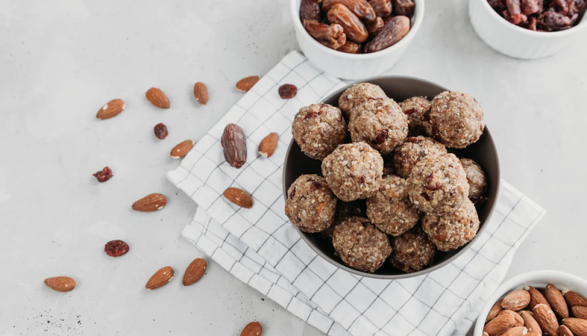 Energy balls dattes amandes sans sucre ajouté