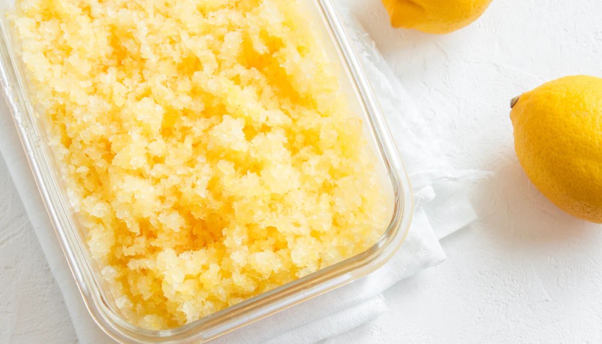 Granité citron pêche