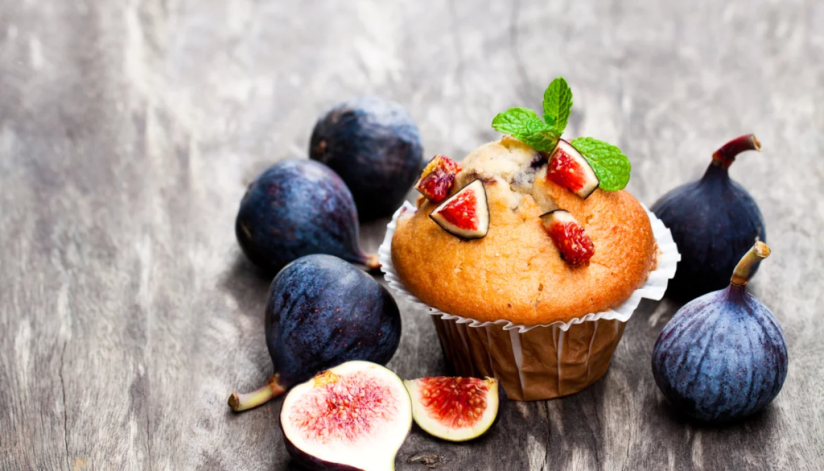 Muffins aux figues fraîches