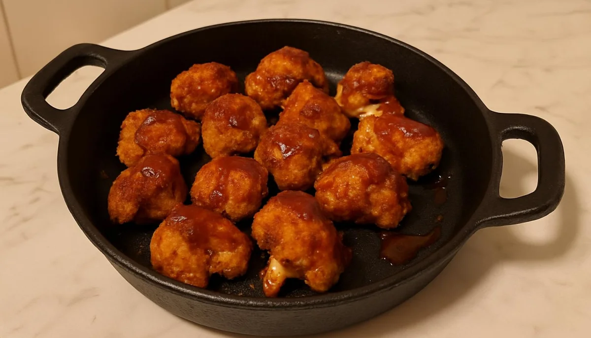 Bouchées de chou-fleur barbecue à l’air fryer