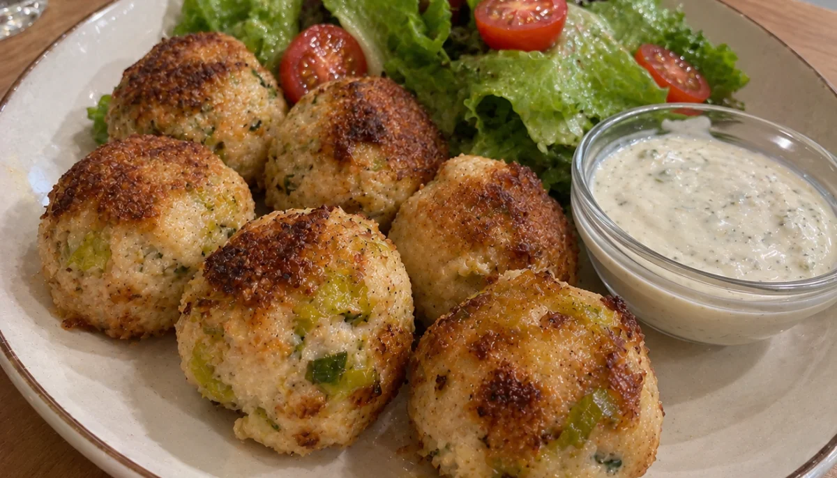 Boulettes de poulet aux poireaux et parmesan